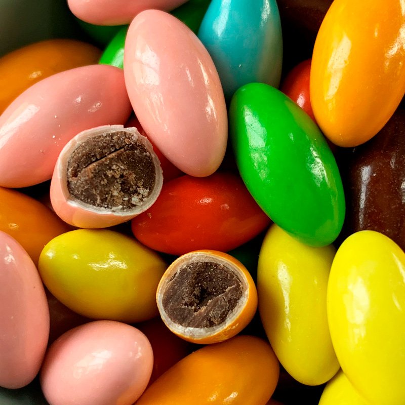 wholesale bulk colorful chocolate beans with various shapes mexican candy chocolate beans