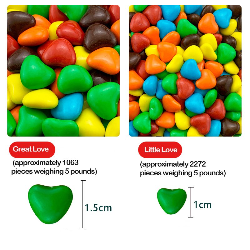 wholesale bulk colorful chocolate beans with various shapes mexican candy chocolate beans