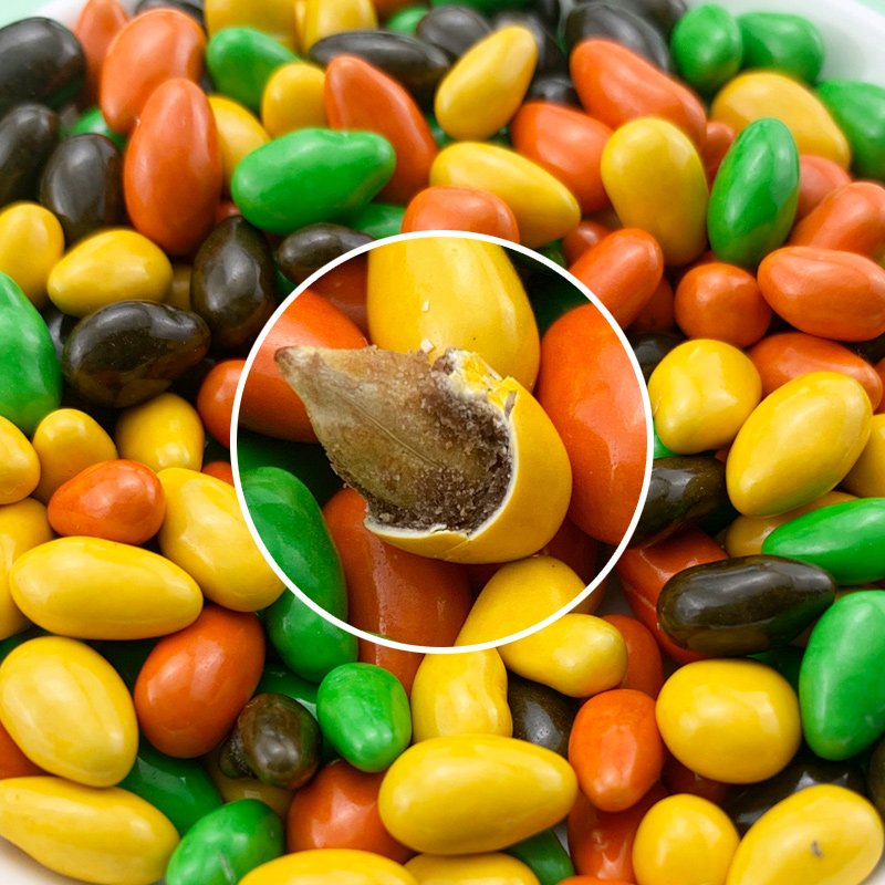 wholesale bulk colorful chocolate beans with various shapes mexican candy chocolate beans