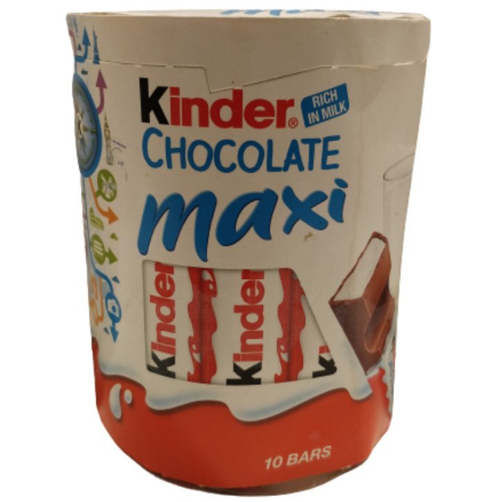 kind-er Maxi Milk Chocolate Bars 5 Pack .25 oz each (6 Items Per Order, not per case) kind-er Chocolate Maxi