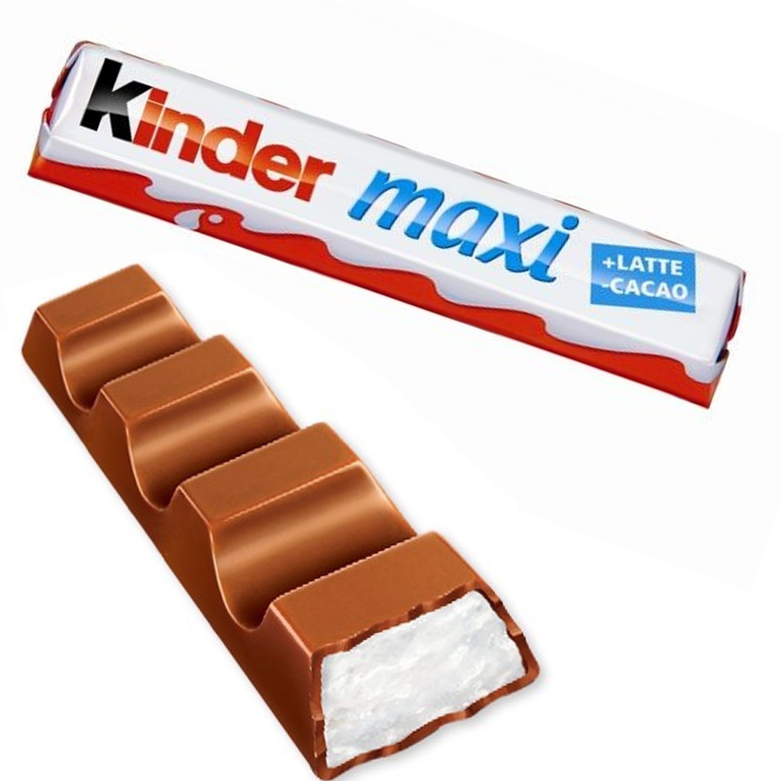kind-er Maxi Milk Chocolate Bars 5 Pack .25 oz each (6 Items Per Order, not per case) kind-er Chocolate Maxi
