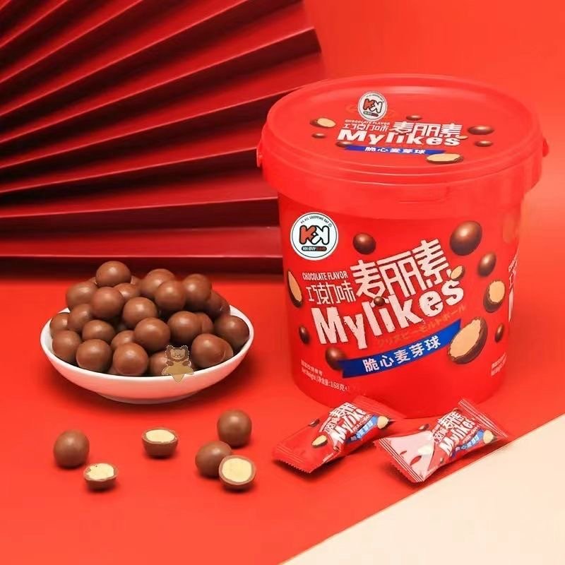 Chaoyouwei Mylikes chocolate 168g snack wholesale causal snack chocolate yogurt white peach flavor barrel Mylikes chocolate