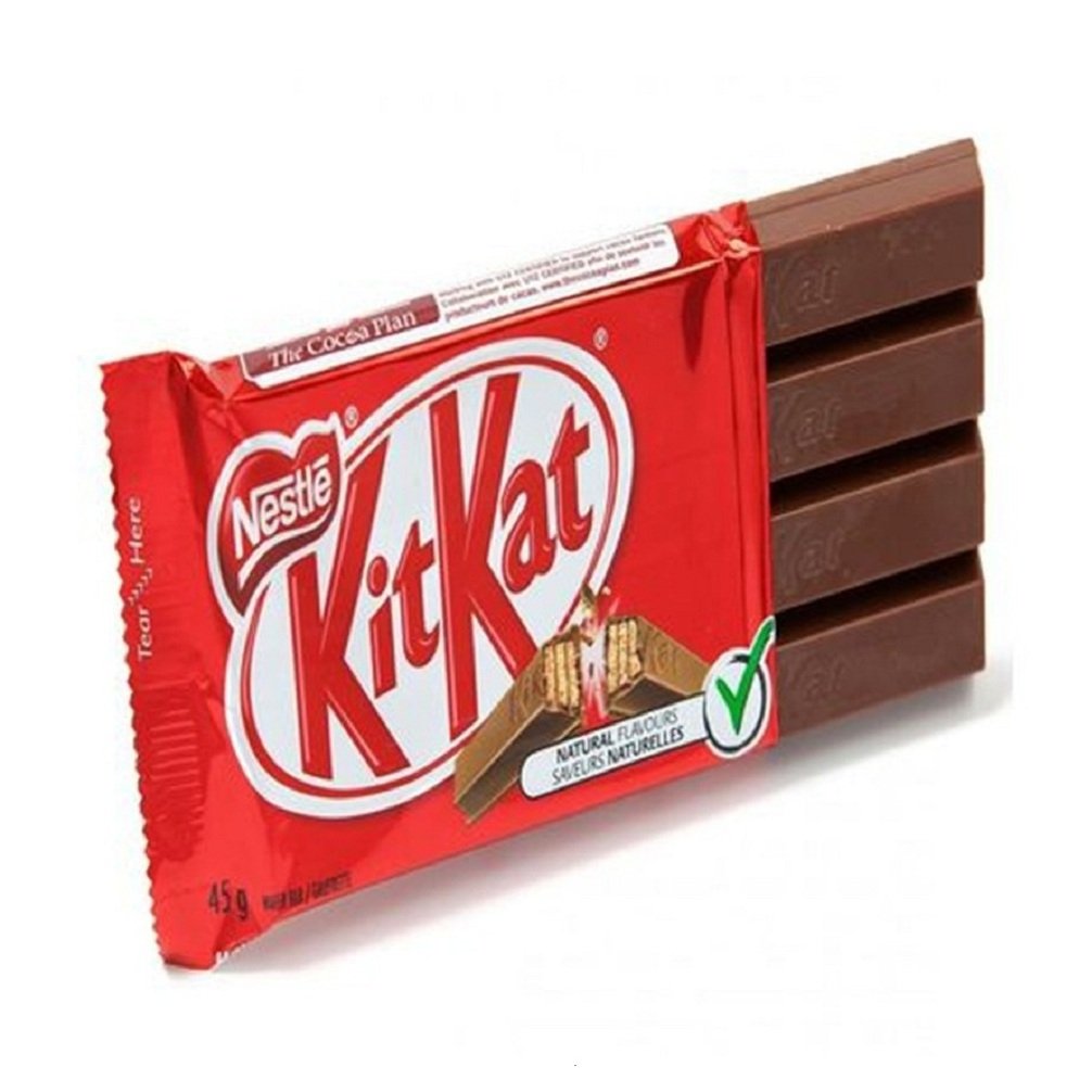 Authentic KitKat Chocolate Bars (4 Finger, 45g)