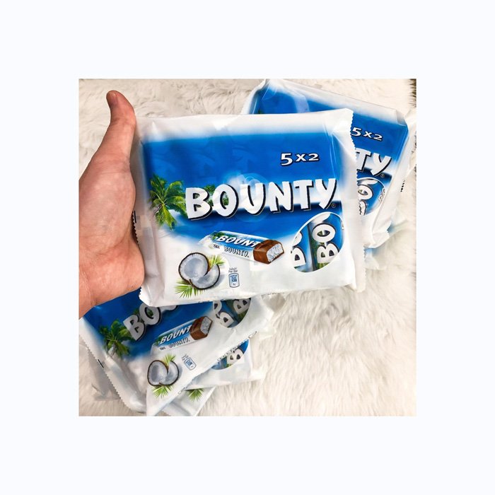 Boun-ty Coconut Chocolate 57 Gr Bar Vacuum Pack 0.057 Kg with 12 Months Shelf Life
