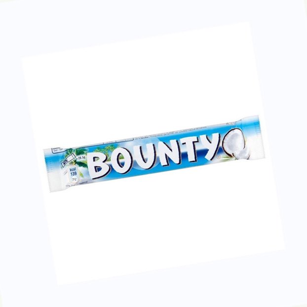 Boun-ty Coconut Chocolate 57 Gr Bar Vacuum Pack 0.057 Kg with 12 Months Shelf Life