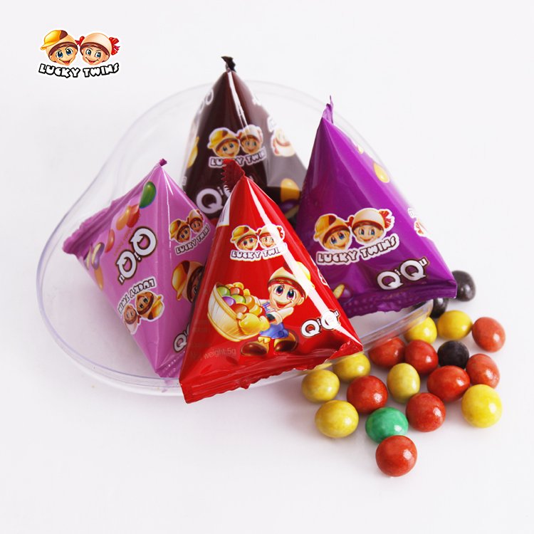 chocolates bean and sweets for kids child candy small round colorful ball in chocolate