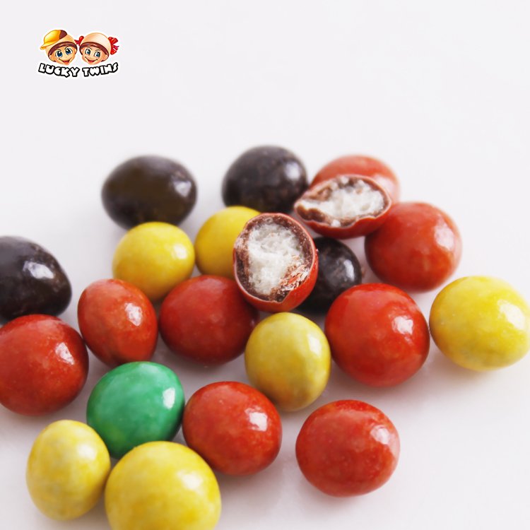 chocolates bean and sweets for kids child candy small round colorful ball in chocolate