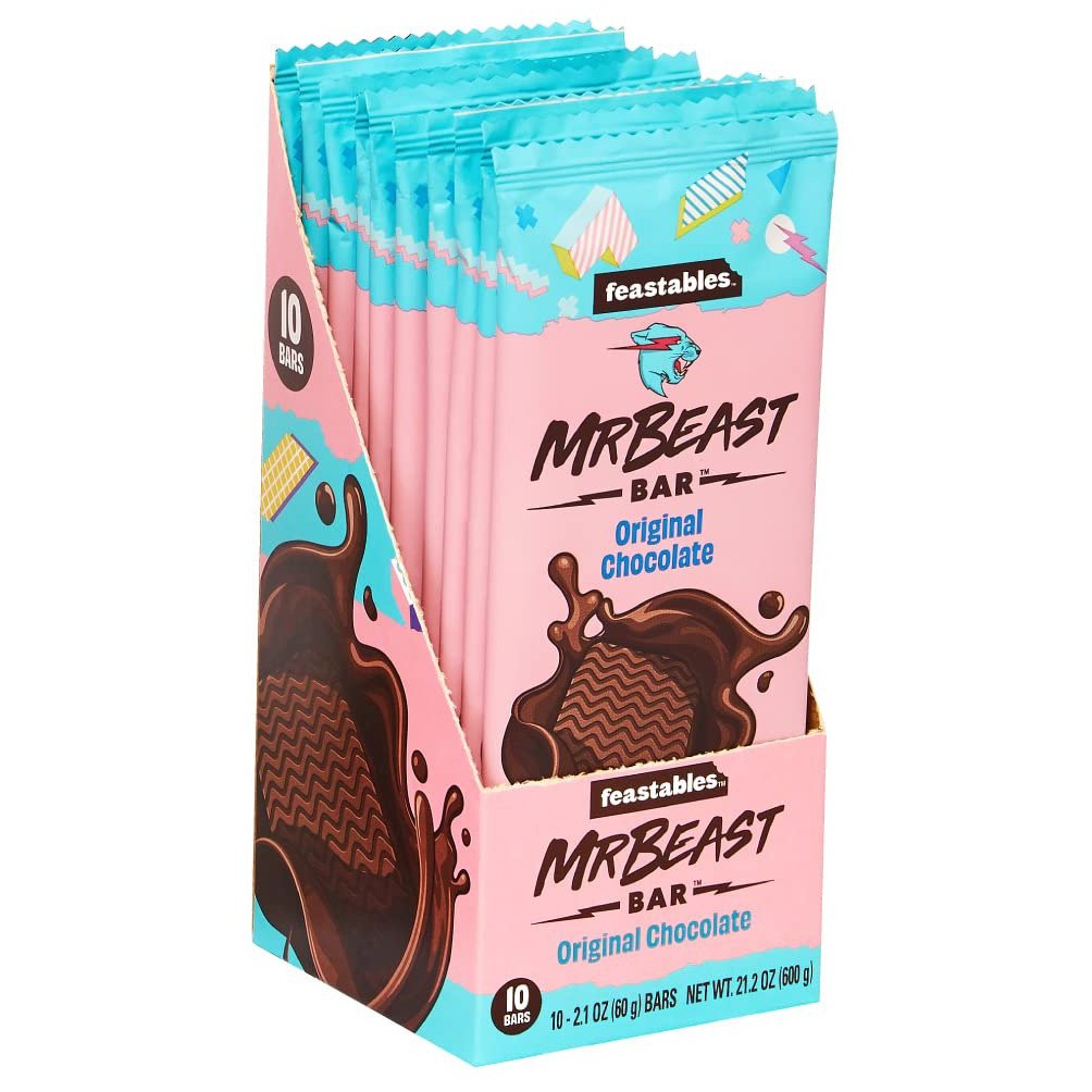 Best quality Mr Beast 60g Chocolate Bars Unique Flavor Solid Sweet Chocolate with Nut best Wholesale Price for worldwide export