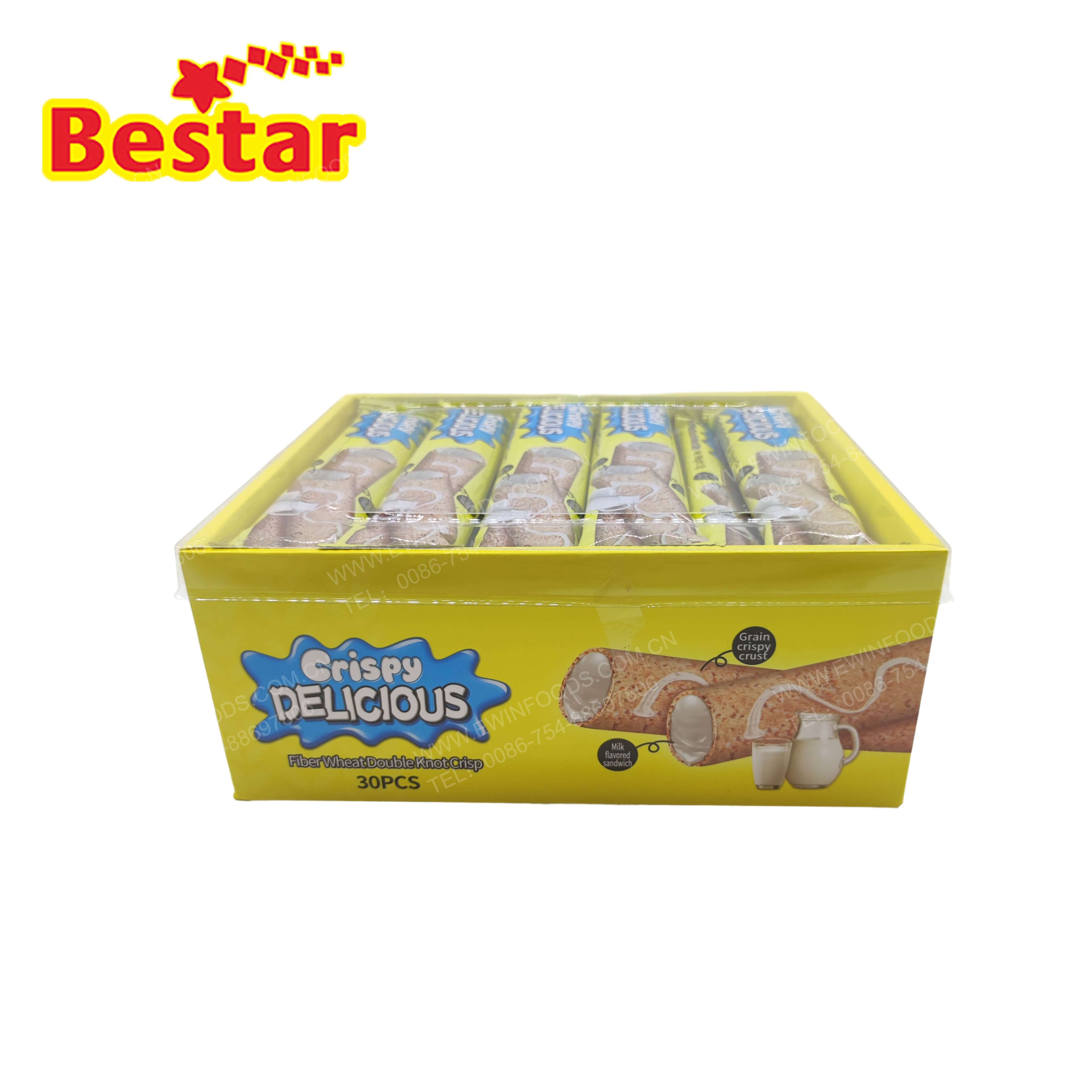 Wholesale milk chocolate egg roll water roll delicious for party holiday kids 30 pieces