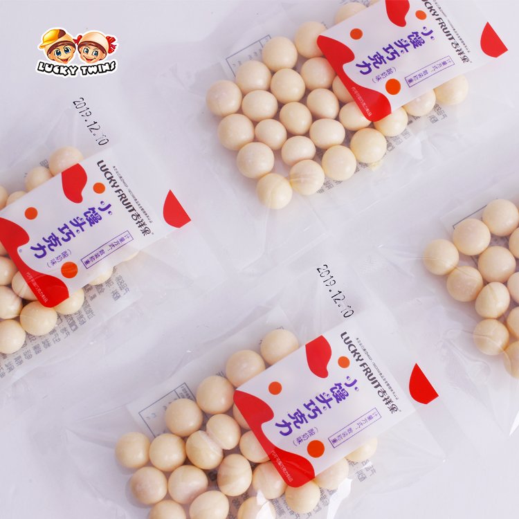 China wholesales candy buy bulk in chocolate balls with biscuit mini choco custom design