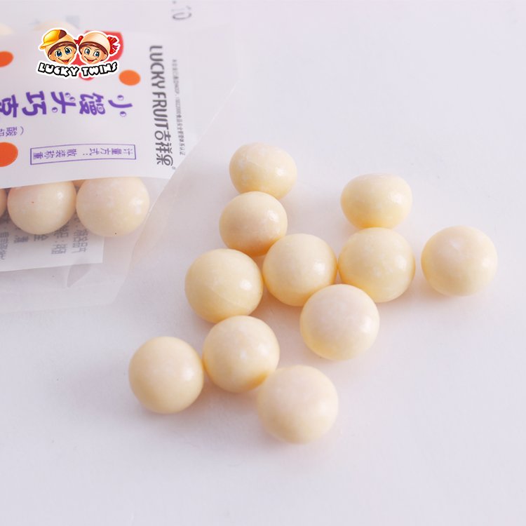 China wholesales candy buy bulk in chocolate balls with biscuit mini choco custom design