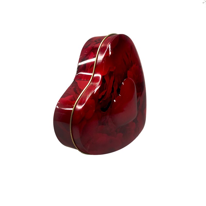 Factory Custom Heart Shaped chocolate Tin Box Custom Wedding Gift Tin Box Candy Tin Can