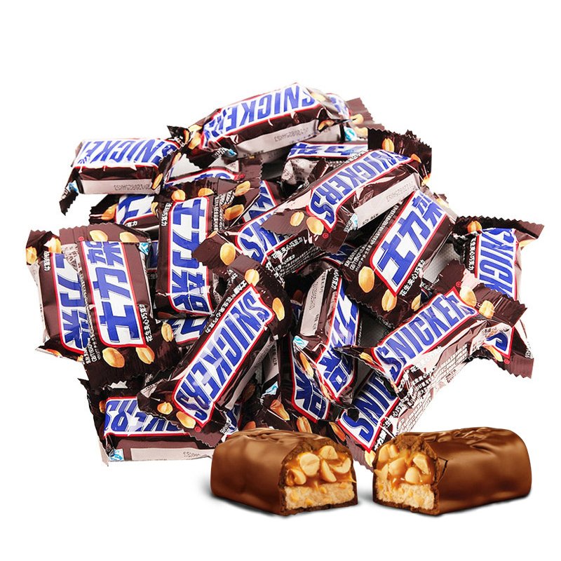 Wholesale Snacks Sniicker Barreled Chocolate 460g Sweet Peanut Chocolate Nut Chocolate Bar