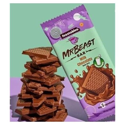 Mr beast Chocolate Chocolate Chips Cookie Dough Bulk Order Unique Flavor Solid Sweet Chocolate with Nut at Wholesale Price sale