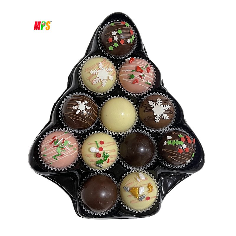Valentine's Day Hot Chocolate Bombs Ball Fudge Caramel Candy Cocoa Bombs Filled with Marshmallows