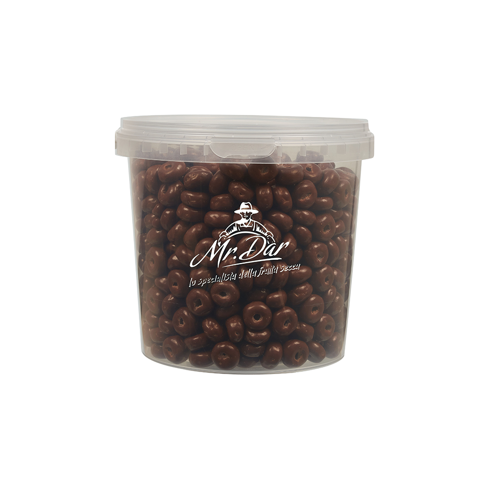High Quality Honey Rings Coated Tasty Cream Milk Chocolate B2B Ready Wholesale Solid Powder Forms Sweet Bar Nut Fruit Biscuit