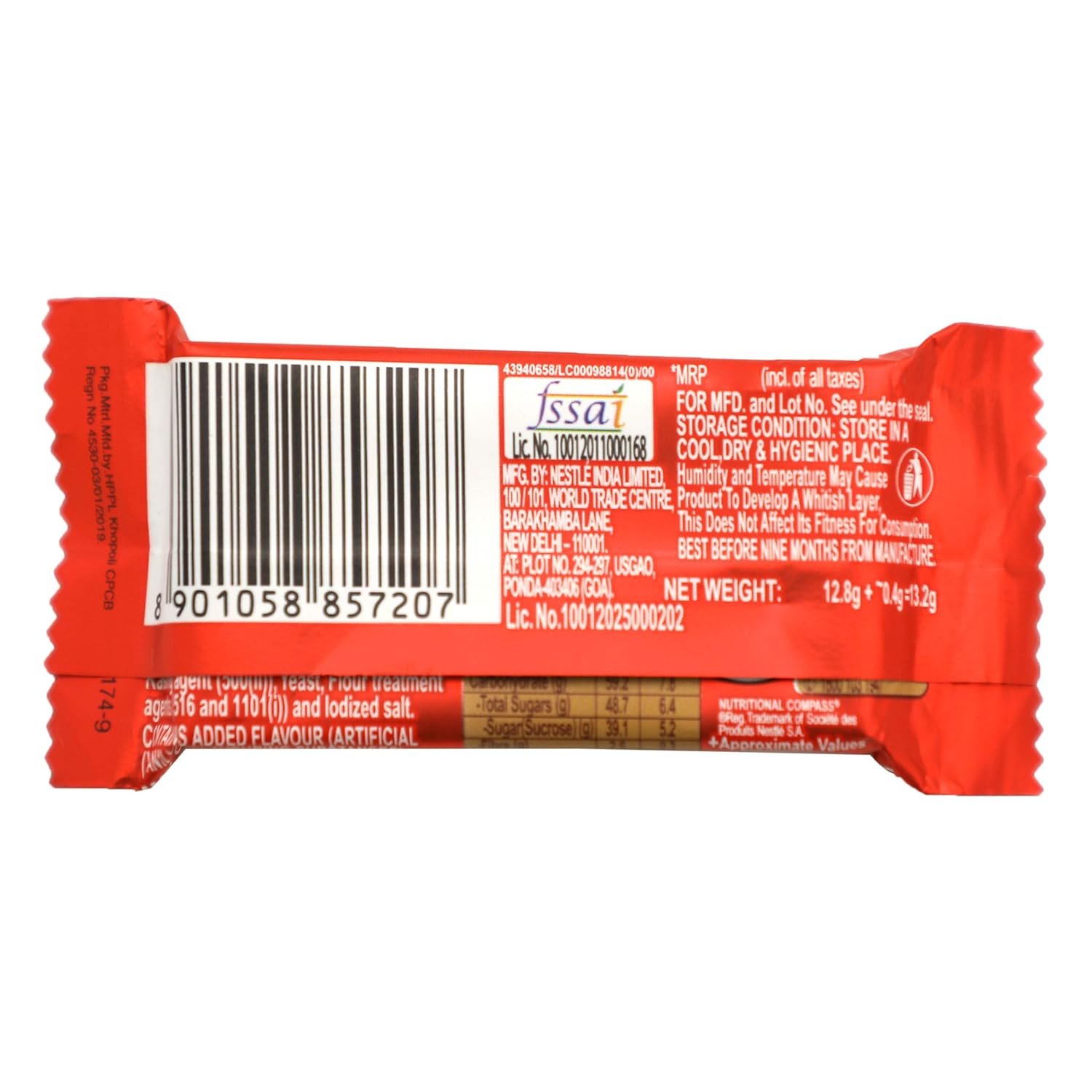 KitKat Big Kat Milk Chocolate Snack Wafer 42g Candy Bar Sweet Taste with Nut Ingredient 10.78 oz Bag