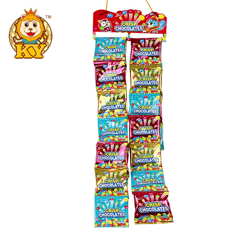 Wholesale sweet mini Mix Color Crisp Chocolate Bean chocolate ball