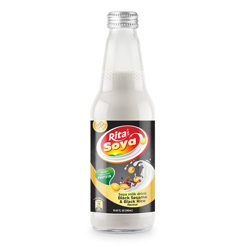 Vegan Rita Soya Milk Drink Strawberry 10.05 Fl Oz Glass Bottle Best Quality OEM ODM Services