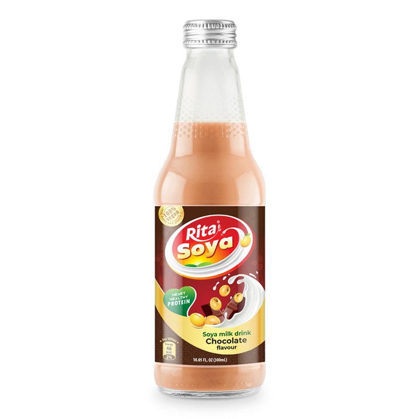 Vegan Rita Soya Milk Drink Strawberry 10.05 Fl Oz Glass Bottle Best Quality OEM ODM Services