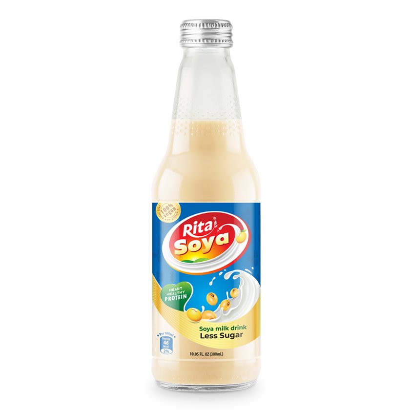 Vegan Rita Soya Milk Drink Strawberry 10.05 Fl Oz Glass Bottle Best Quality OEM ODM Services