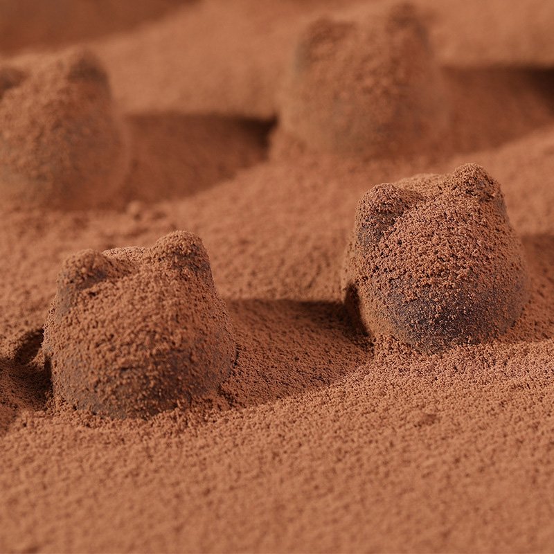 90g Best Selling Free Exotic Soft Chocolate Cocoa Butter Dark Truffle Chocolate Sugar