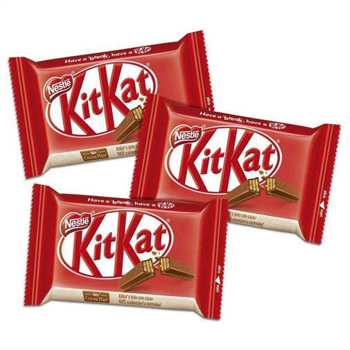 Kit-kat (Kit kat)Mini Chocolate 217g 4 FINGER Kit-kat /Nes-tle Milk Chocolate ORIGINAL CHUNKY WHITE BAR quality fast delivery