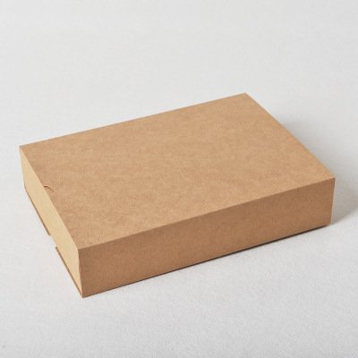 Matte varnish food paper box customized size OEM logo eco friendly kraft cardboard divided chocolate box packaging