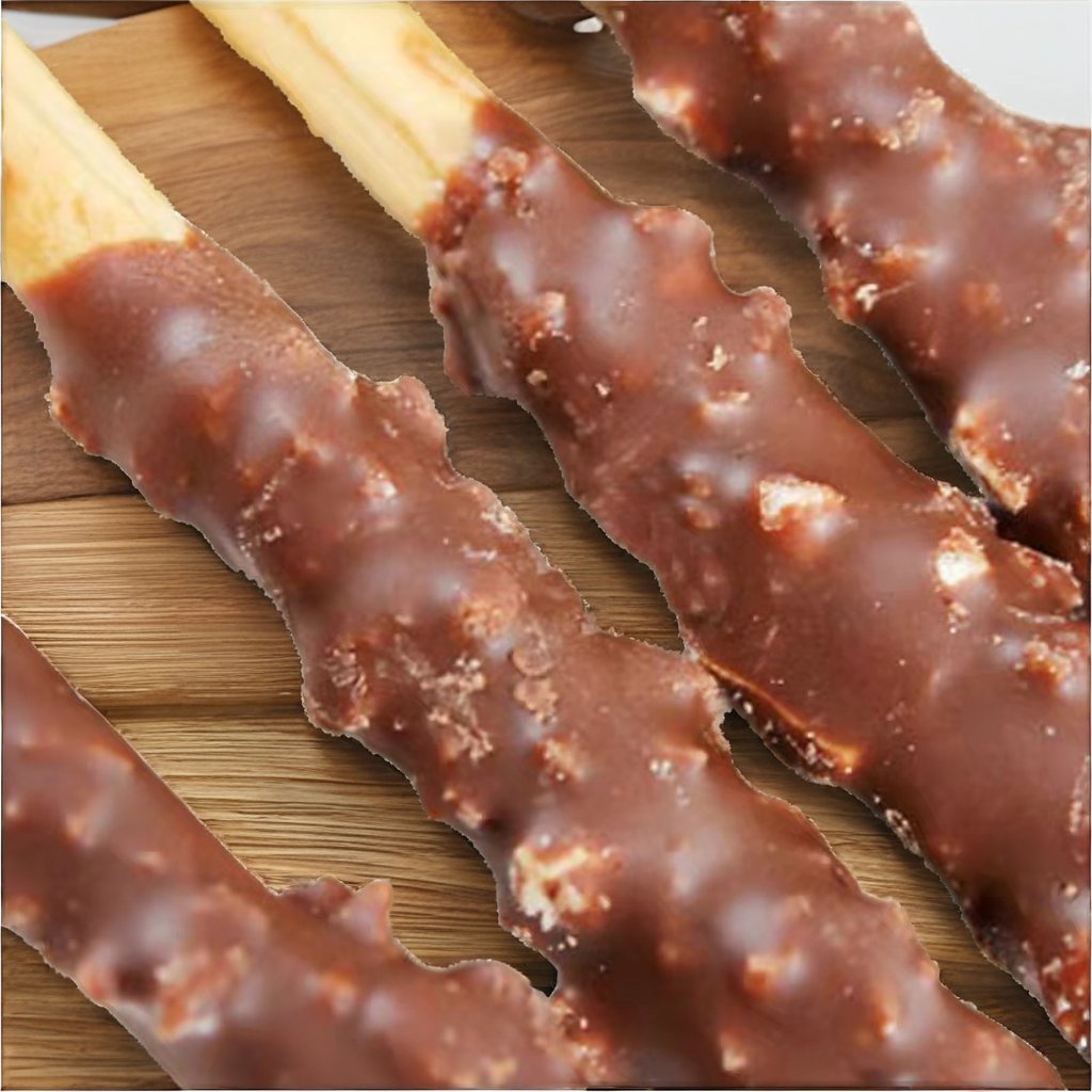 Wholesale Nut Pocky Cookie Bar 48g Solid Biscuit Sweet Stick Cube Available Chocolate Hazelnut Vanilla Milk Peach Crunch flavors