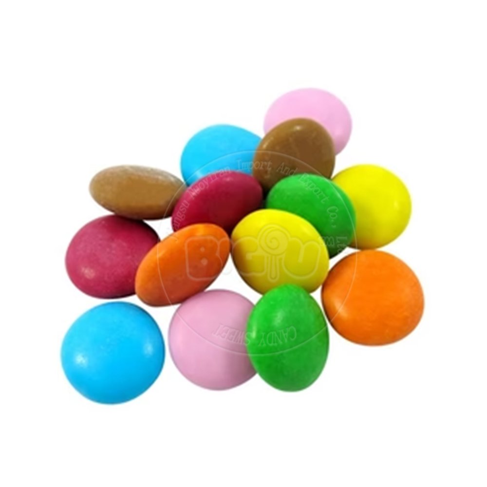 OEM Wholesale Custom private label bulk Colorful mini milk chocolate beans