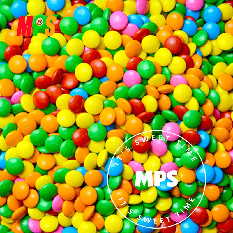 Choco Factory Wholesale Hot Selling Bulk Mixed Color Mini Milk Chocolate Beans