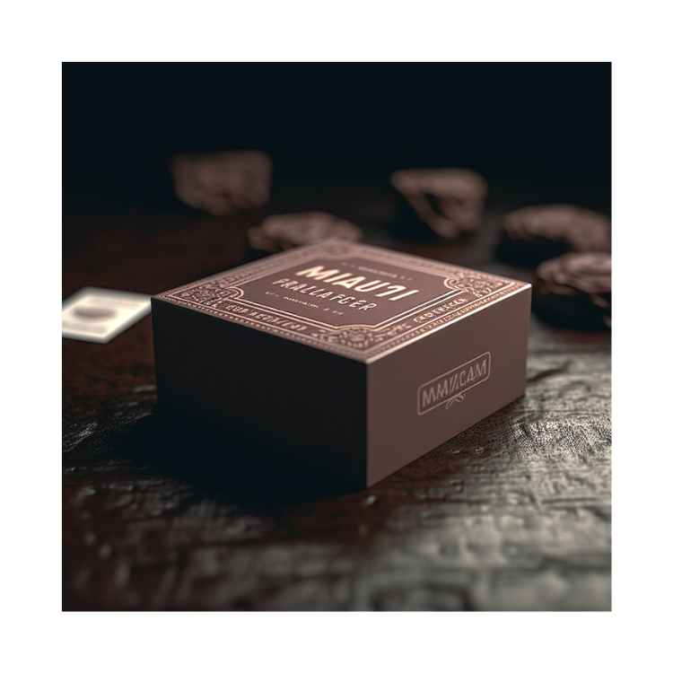 Customized Luxury Closure Valentines Sweet Candy Dates Gift Chocolate Packaging Boxes With Ribbon Covered Chocolate Gift Box
