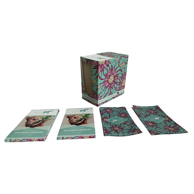 Eco Friendly Paper Box Packaging Chocolate Bar Box Packaging Paper Display Box For Chocolate