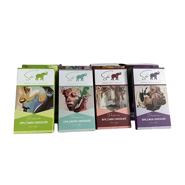 Eco Friendly Paper Box Packaging Chocolate Bar Box Packaging Paper Display Box For Chocolate