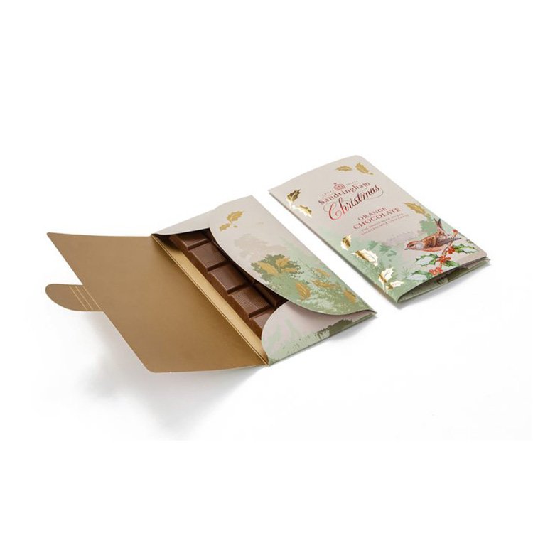 Eco Friendly Paper Box Packaging Chocolate Bar Box Packaging Paper Display Box For Chocolate