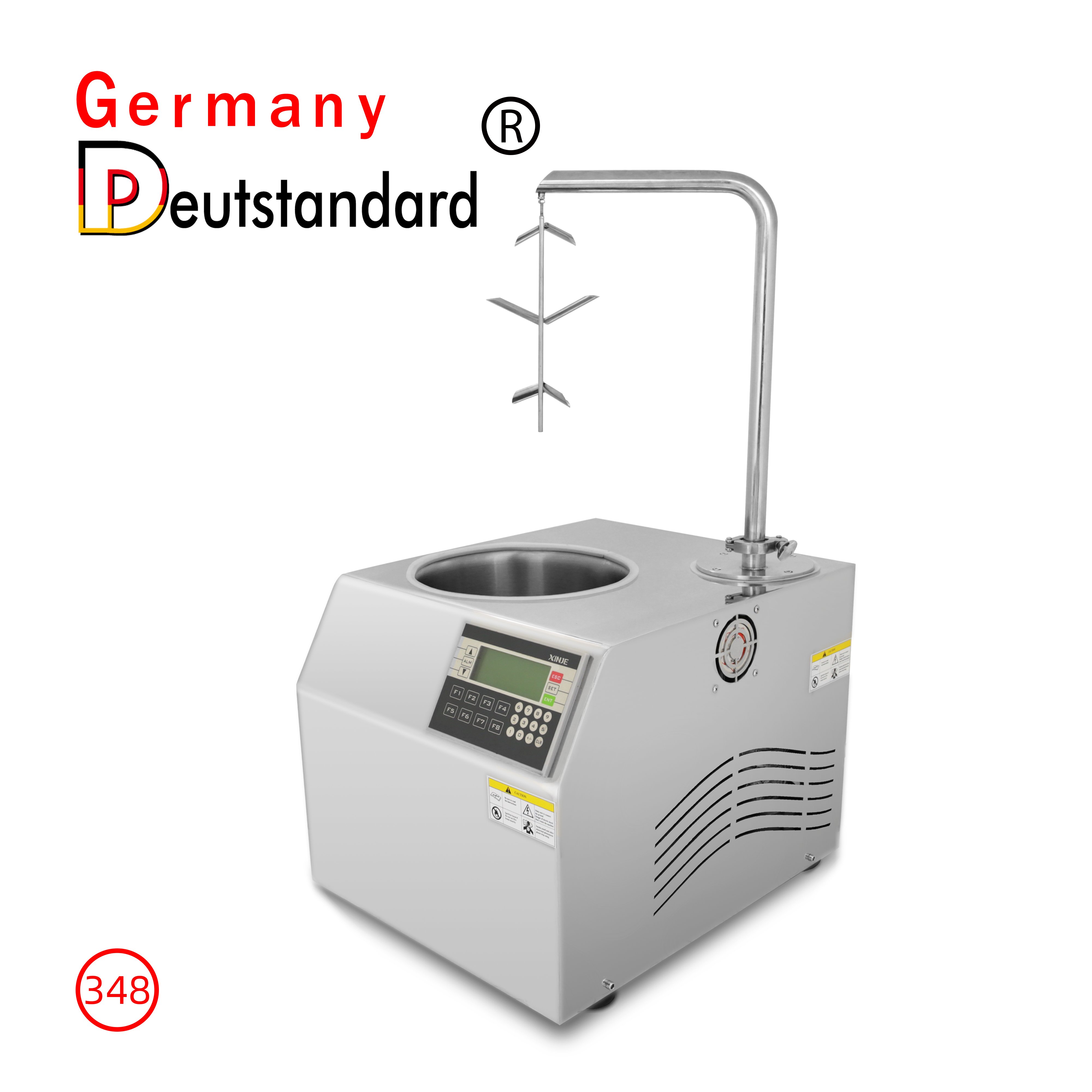 Deutstandard NP-348 Tempering Chocolate Fountain Faucet Machine Strawberry Chocolate Machine Germany Motor Hot Product 2019 45