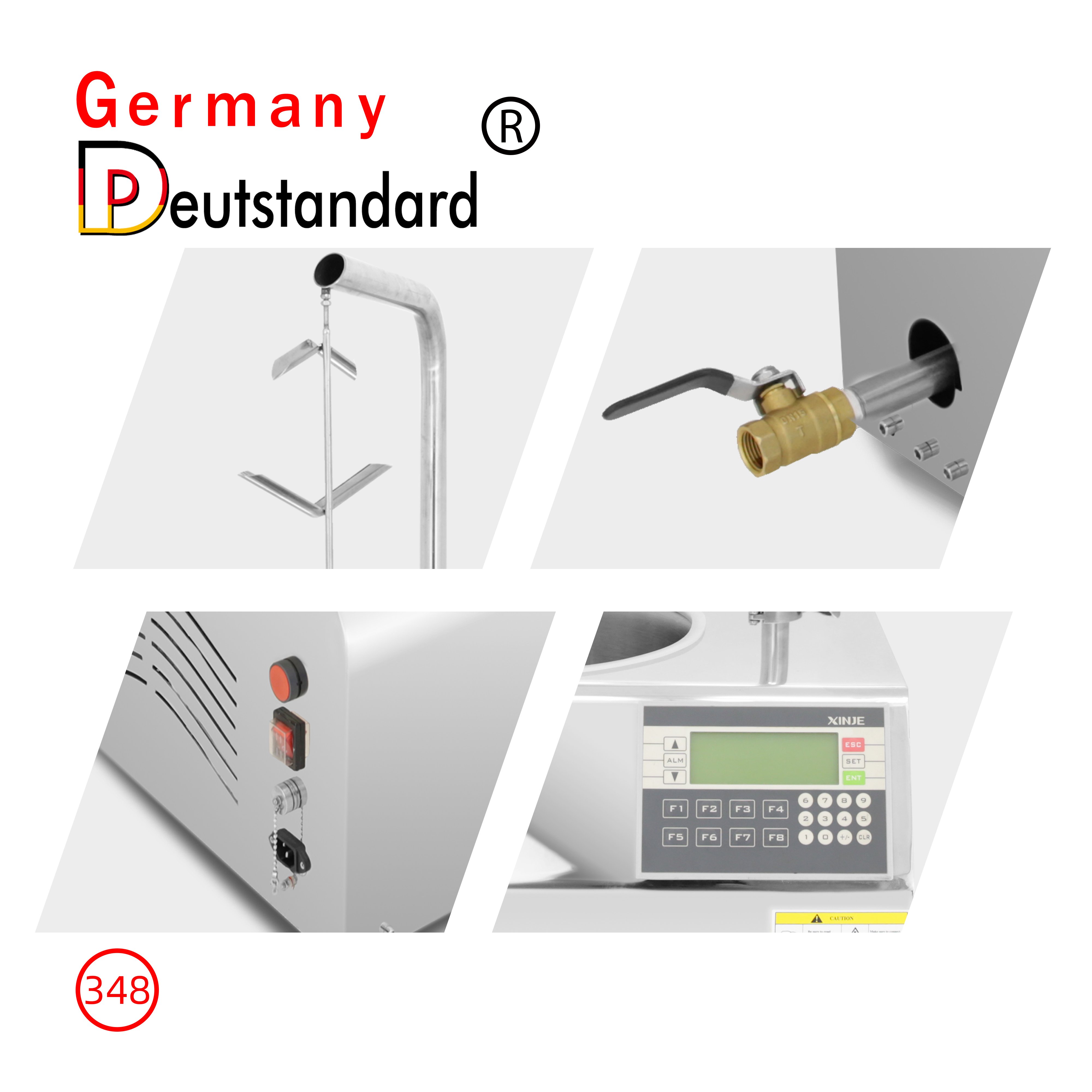 Deutstandard NP-348 Tempering Chocolate Fountain Faucet Machine Strawberry Chocolate Machine Germany Motor Hot Product 2019 45