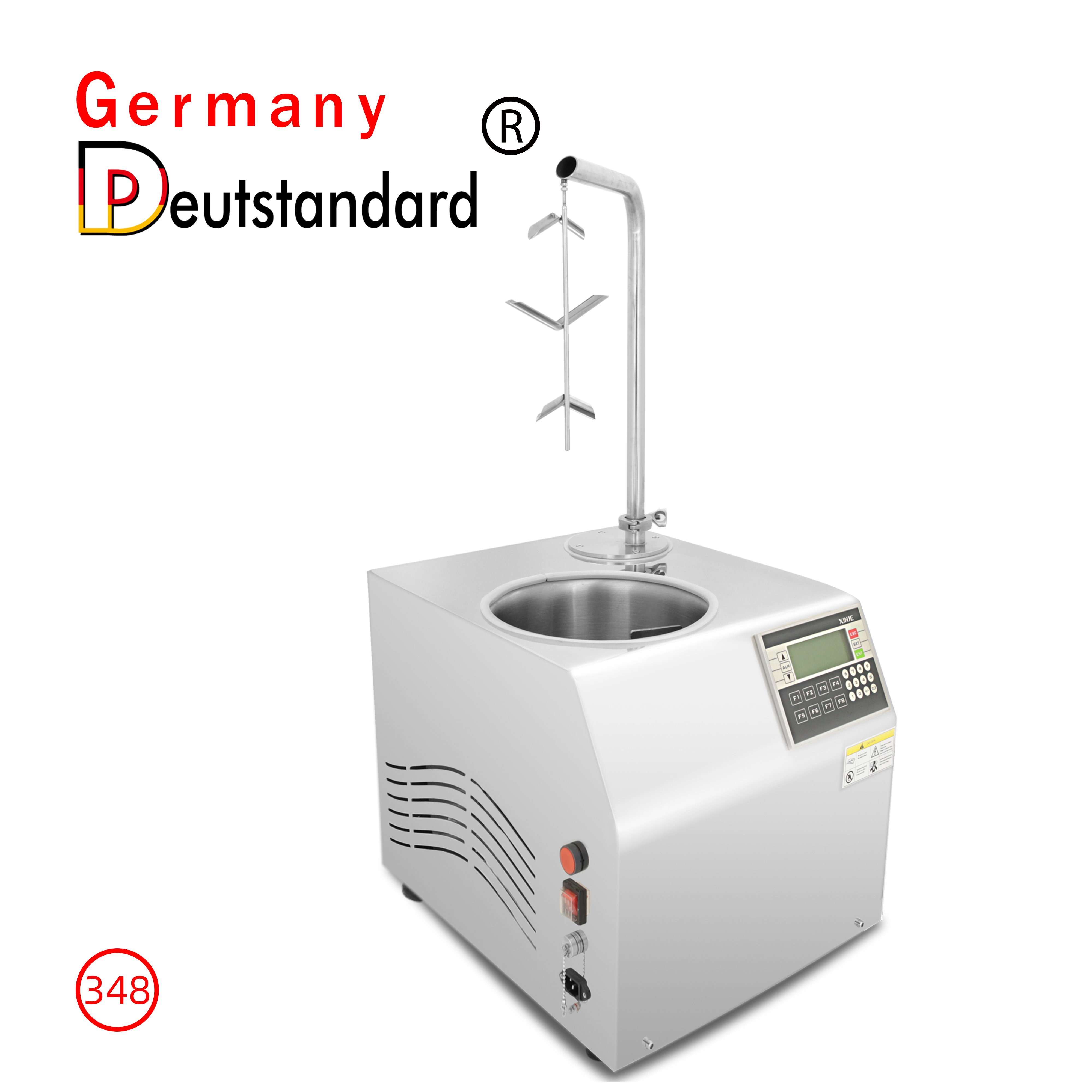 Deutstandard NP-348 Tempering Chocolate Fountain Faucet Machine Strawberry Chocolate Machine Germany Motor Hot Product 2019 45