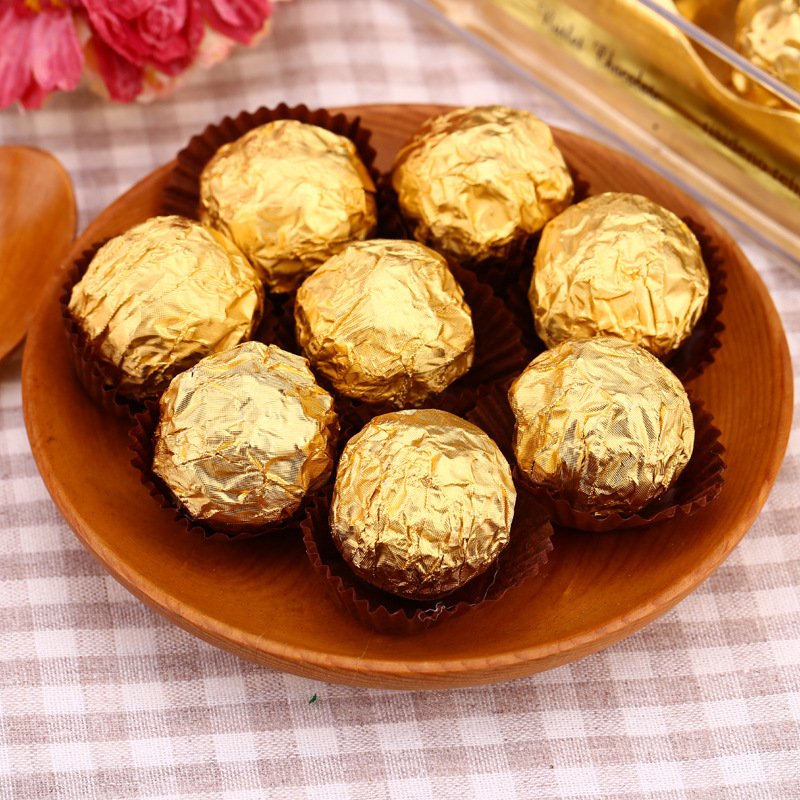 Best Sellers Chocolates Suppliers Custom Wholesale Nut Peanut Sweet Milk Sweet Halal Chocolate Ball Candies