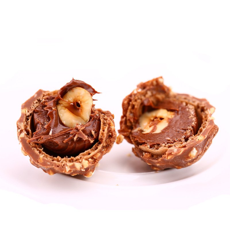 Best Sellers Chocolates Suppliers Custom Wholesale Nut Peanut Sweet Milk Sweet Halal Chocolate Ball Candies