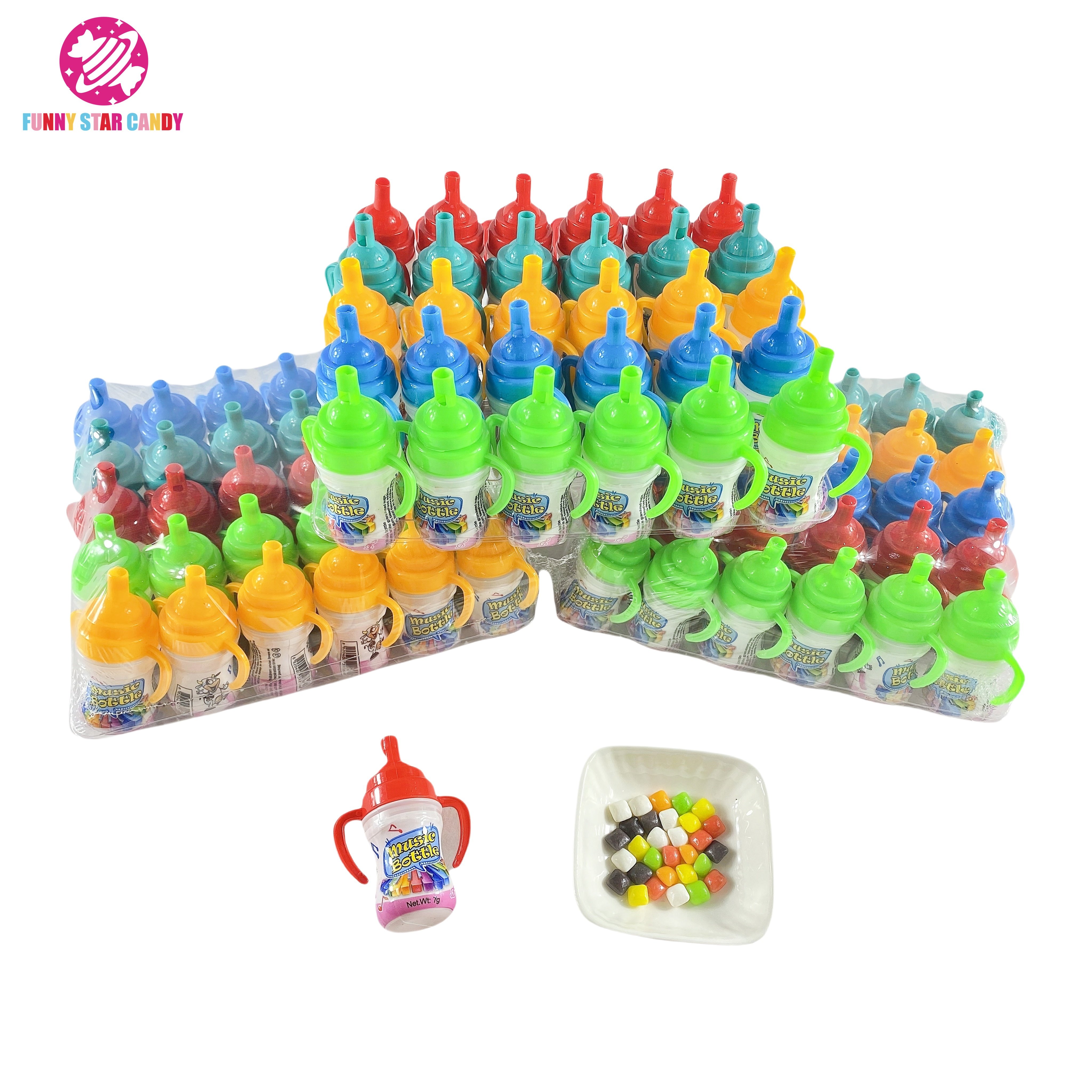 mexican candy chino Chocolate flavor soda bottle shape chewy candy mini ball candy