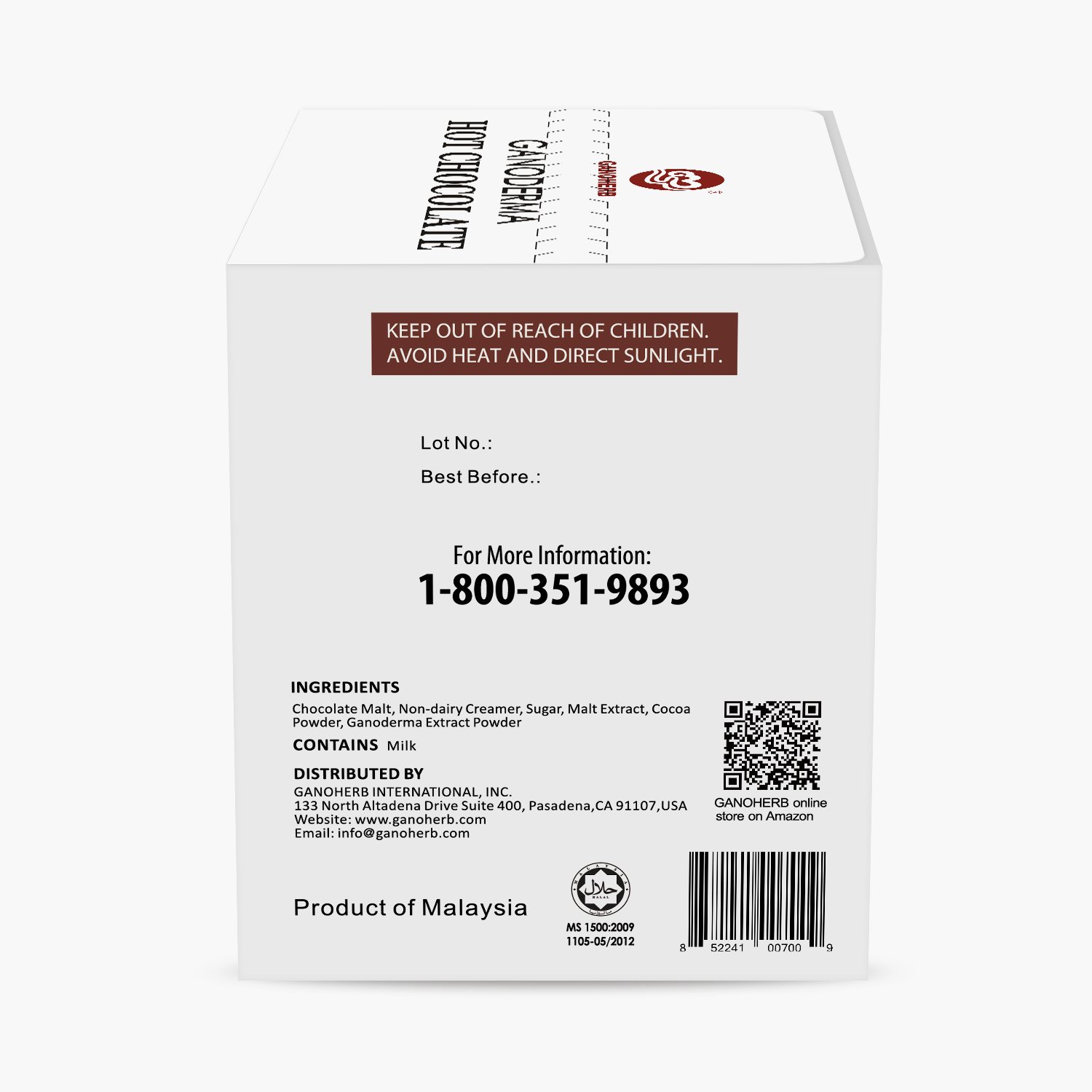 OEM Private Label Herbal Mushroom Coffee with Hot Hot chocolate flavor with Reishi mushroom ganoderma extract powder
