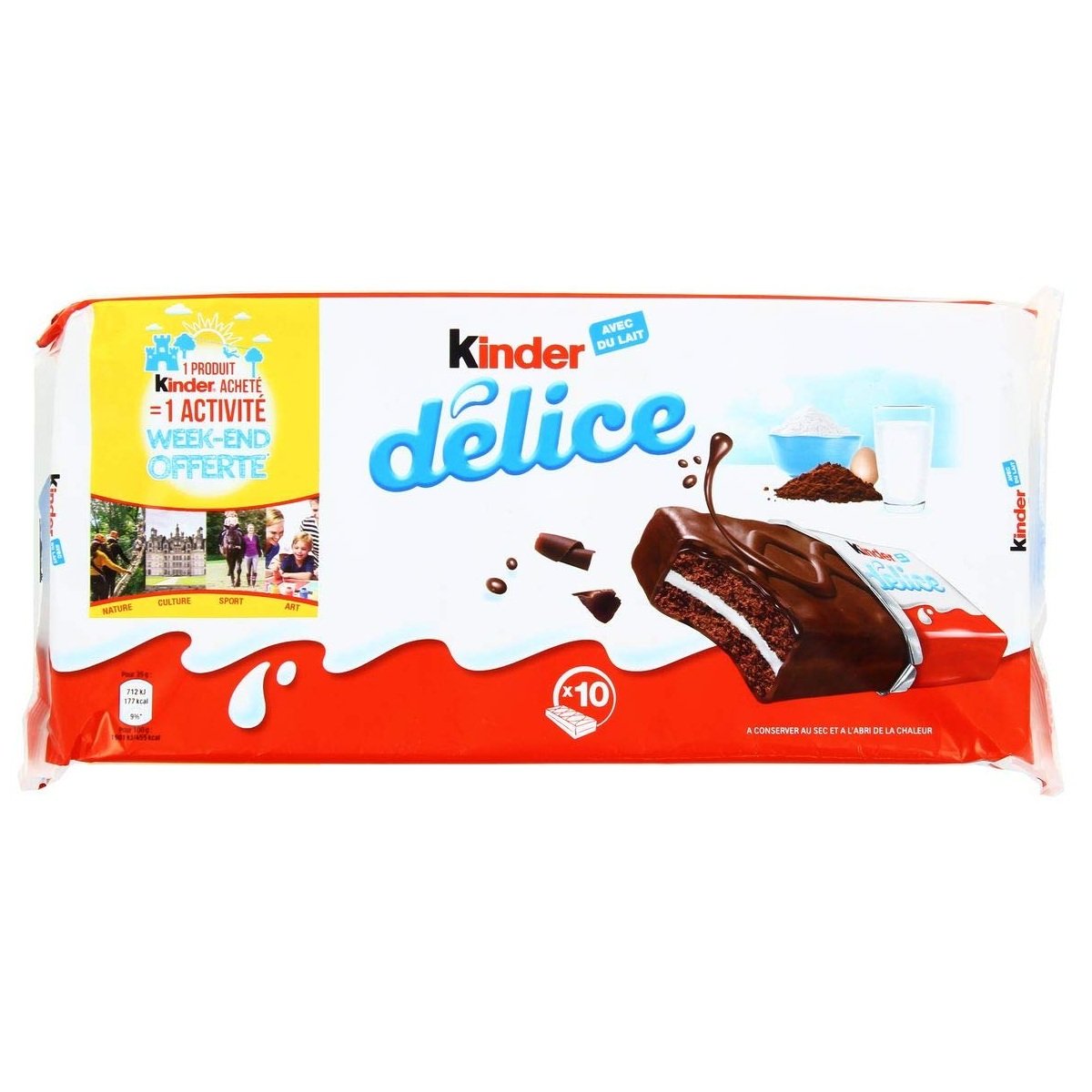 Direct Supplier's Kinder Delice Sweet Chocolate Cake Solid Form with Egg Pattern Jam Nut Fruit Ingredients at Wholesale Price