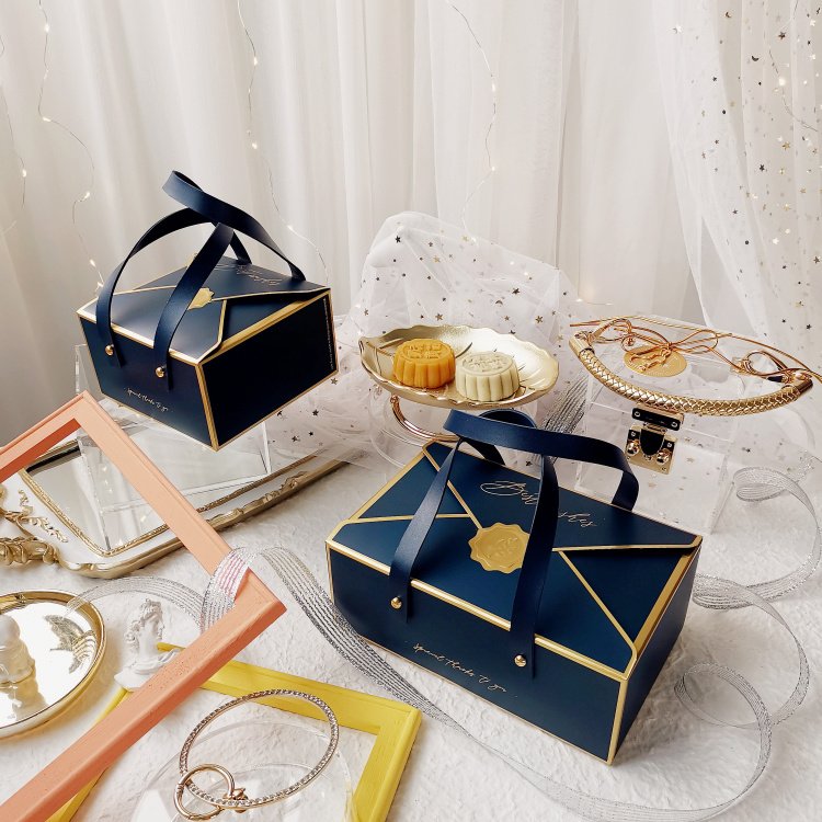 New Fashion Wholesale Custom Multicolor Chocolate Candy Sweet Packaging Gift Boxes With Handle Wedding Candy Gift Box