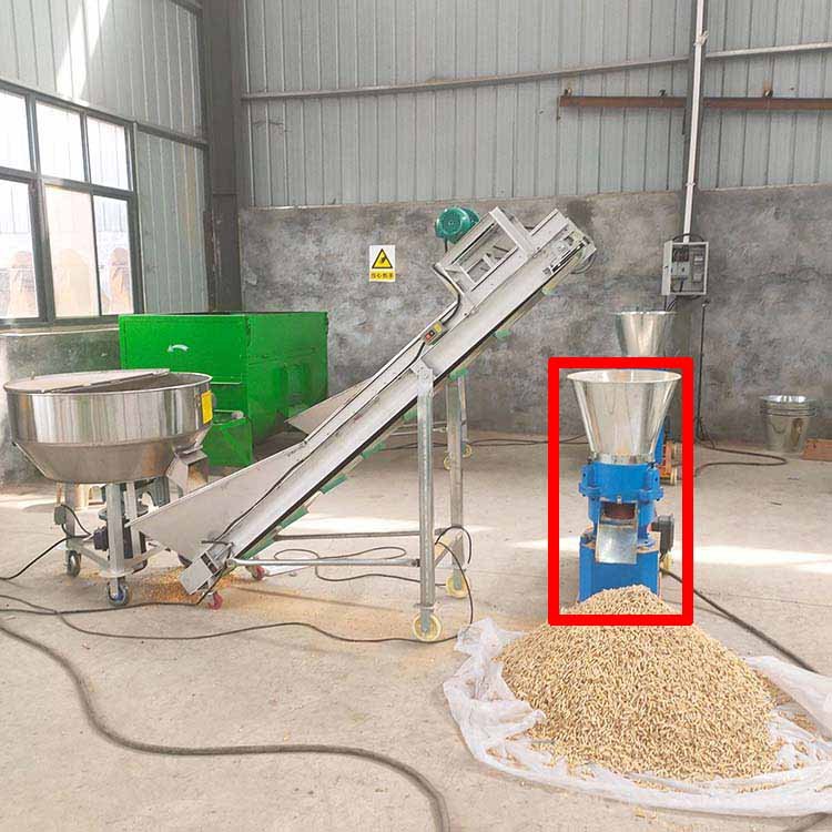 Flat Die Farm Animal Feed Pellet Machine Small Feed Processing Pelletizer Machinery for poultry and livestock home use
