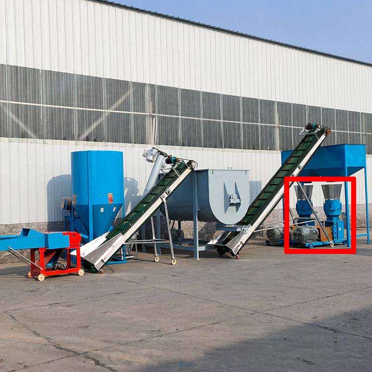 Flat Die Farm Animal Feed Pellet Machine Small Feed Processing Pelletizer Machinery for poultry and livestock home use