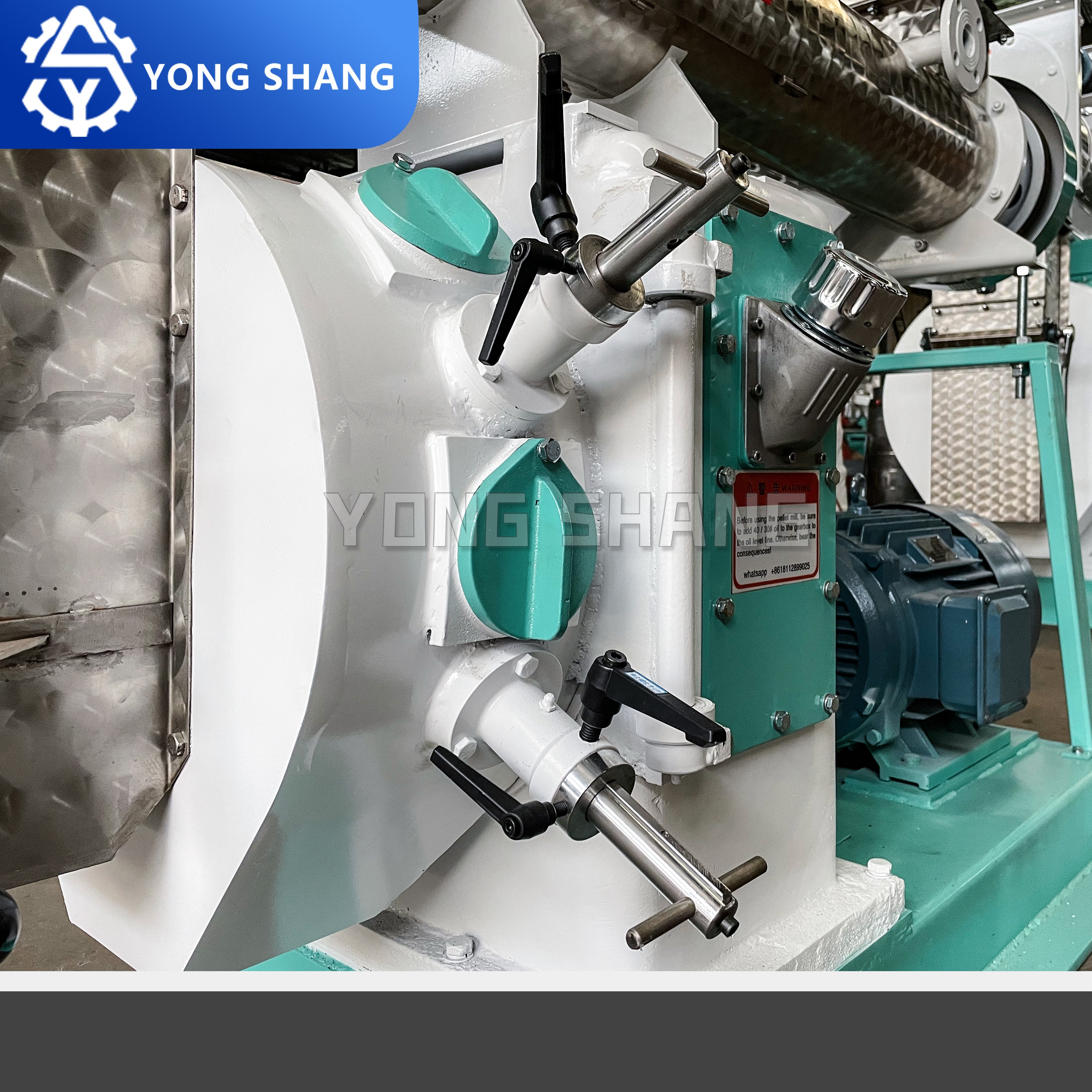 YS High-efficiency Chicken Duck Animal Feed Granulator Pellet Mill Ring Mold Granulator Feed Pellet Mill