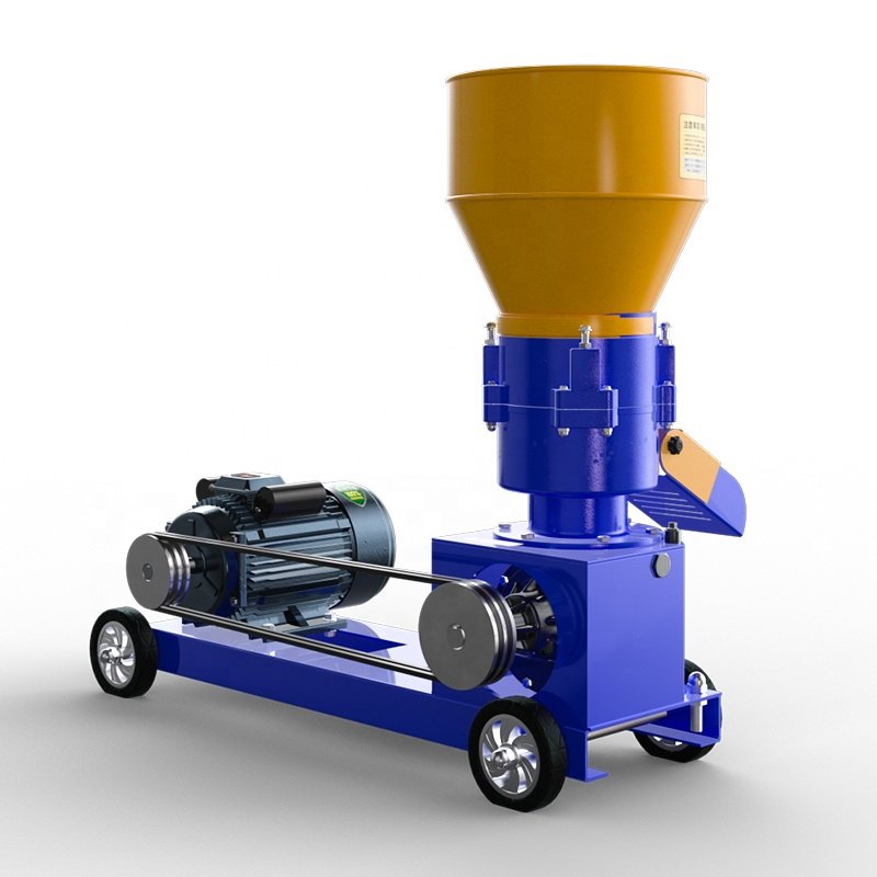 Cheap cattle chicken animal feed pellet machine Belt Driven Feed Pellet Making Machine pellet mill