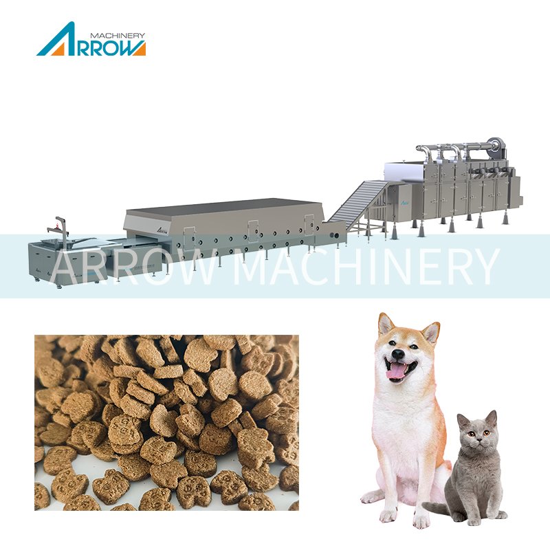 Baked Dog Food Pet Food Extruder Machine Dog Food Making Pellet Extruder Feed Processing Machinery