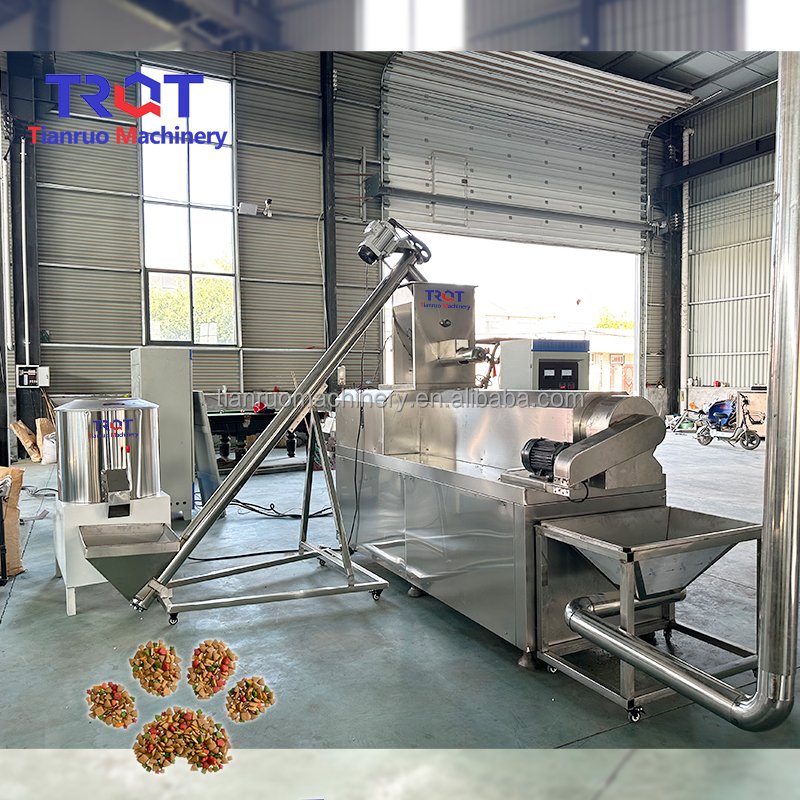 Pet dog food making machine Aquatic animal feed sinking shrimp food machine floating fish feed processing machine
